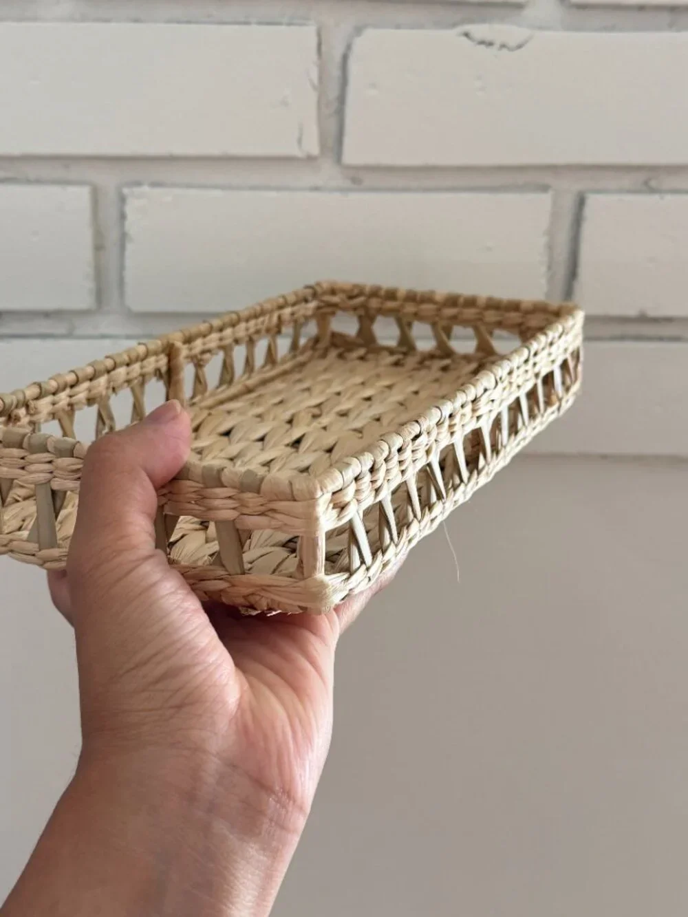 home | rattan woven wicker tray